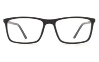 Thumbnail for Men Calypso Eyeglasses: Robbie-Black - SpecSMART Eye Clinic (Front View)