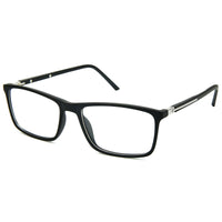 Thumbnail for Men Calypso Eyeglasses: Robbie-Black - SpecSMART Eye Clinic (Diagonal View)