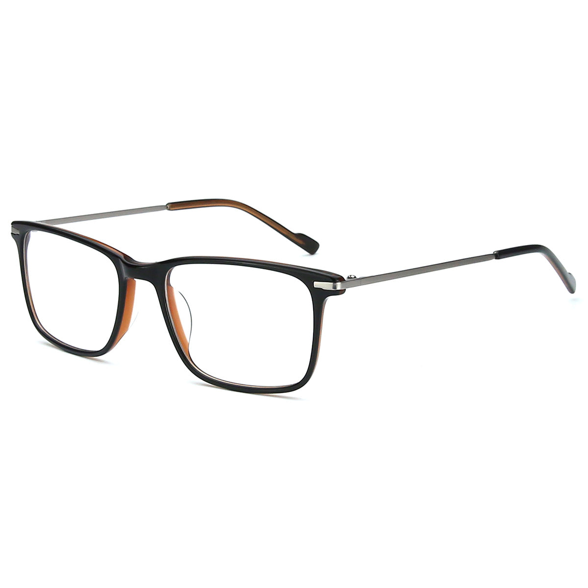 Men Calypso Eyeglasses: Keane Black - SpecSMART Eye Clinic (Diagonal View)