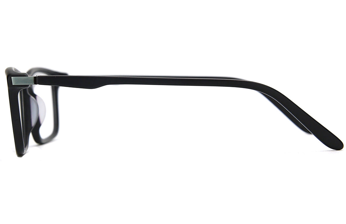 Men Insignia Eyeglasses: Gavin - Black - SpecSMART Eye Clinic (Side View)