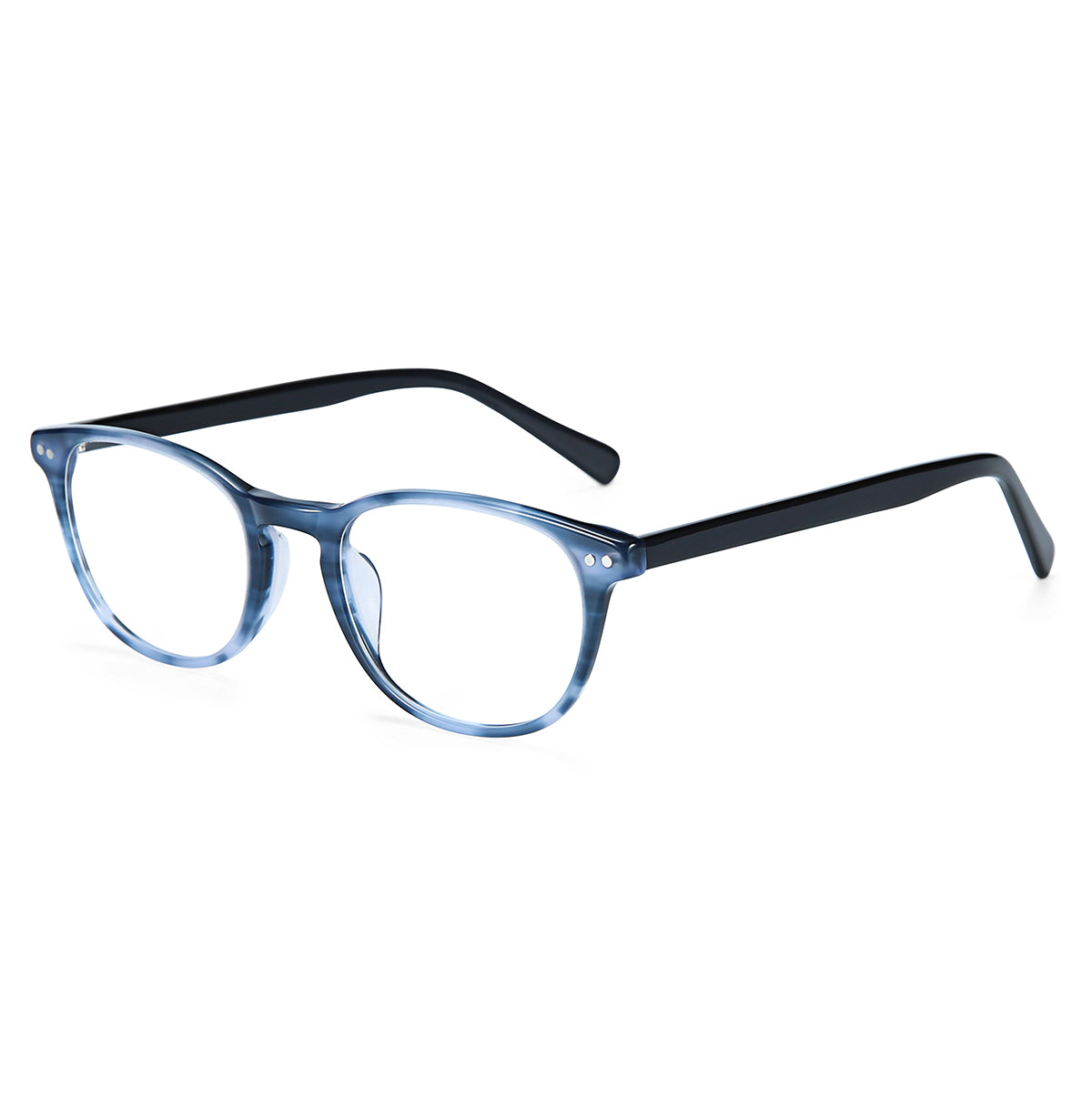 Youth Girls Next Eyeglasses: Eden - Blue SpecSMART Eye Clinic (Diagonal View)