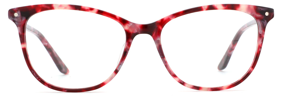 Youth Girls Next Eyeglasses: Topaz - Red SpecSMART Eye Clinic (Front View)