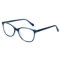 Thumbnail for Youth Girls Next Eyeglasses: Tilly - Blue SpecSMART Eye Clinic (Diagonal View)