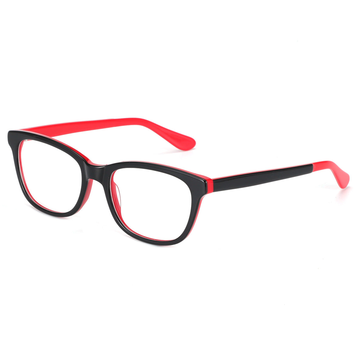 Youth Boys Next Eyeglasses: Devon - Red SpecSMART Eye Clinic (Diagonal View)