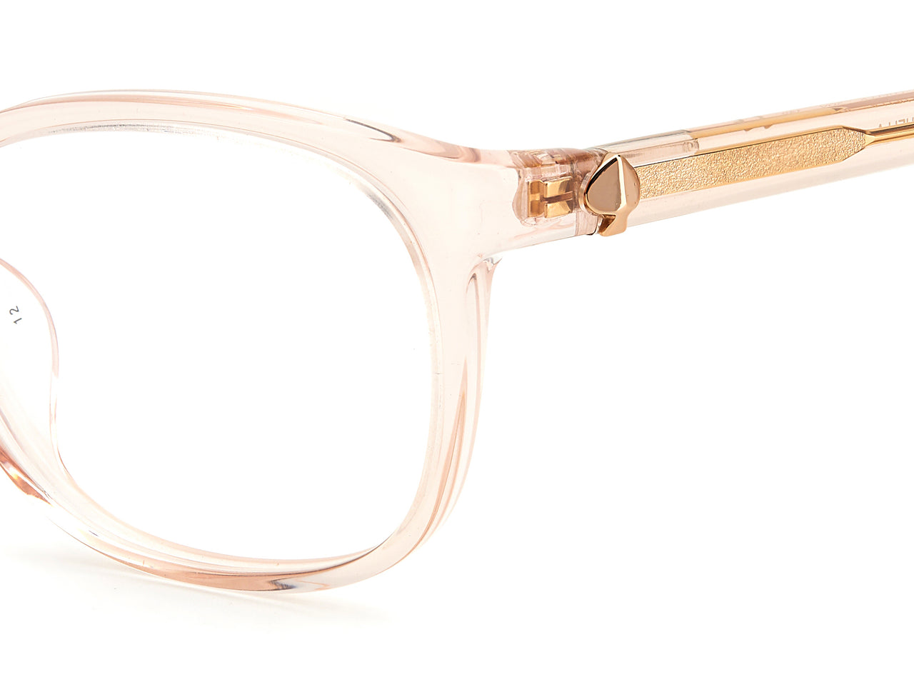 Youth Girls Kate Spade Eyeglasses: Luella - Crystal Pink SpecSMART Eye Clinic (Zoom View)