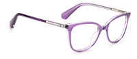 Thumbnail for Youth Girls Kate Spade Eyeglasses: Tahlia - Violet SpecSMART Eye Clinic (Diagonal View)