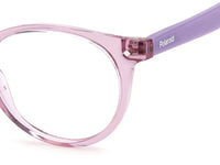 Thumbnail for Youth Unisex Polaroid Eyeglasses: PLD D814 - Lilac Violet SpecSMART Eye Clinic (Zoom View)