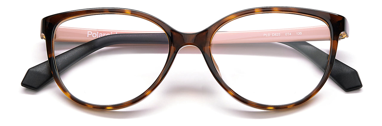 Youth Girls Polaroid Eyeglasses: PLD D825 - Havana Pink(2) SpecSMART Eye Clinic (Front View)