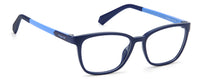 Thumbnail for Youth Girls Polaroid Eyeglasses: PLD D826 - Blue Azure SpecSMART Eye Clinic (Diagonal View)