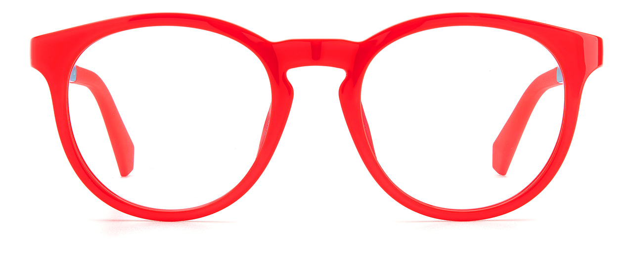 Youth Unisex Polaroid Eyeglasses: PLD D823 - Blue Green SpecSMART Eye Clinic (Front View)