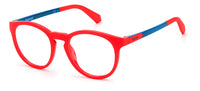 Thumbnail for Youth Unisex Polaroid Eyeglasses: PLD D823 - Blue Green SpecSMART Eye Clinic (Diagonal View)