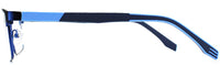 Thumbnail for Youth Boys Next Eyeglasses: Huxley - Blue SpecSMART Eye Clinic (Side View)