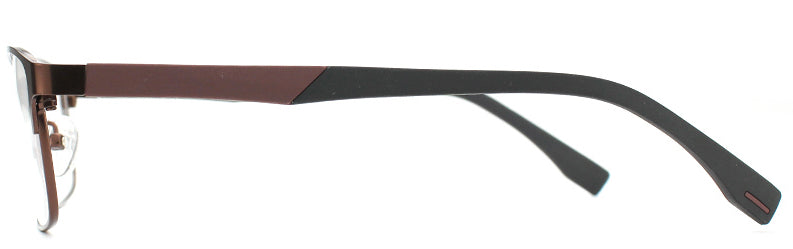 Youth Boy Eyeglasses Next: Anton - Brown SpecSMART Eye Clinic (Side View)