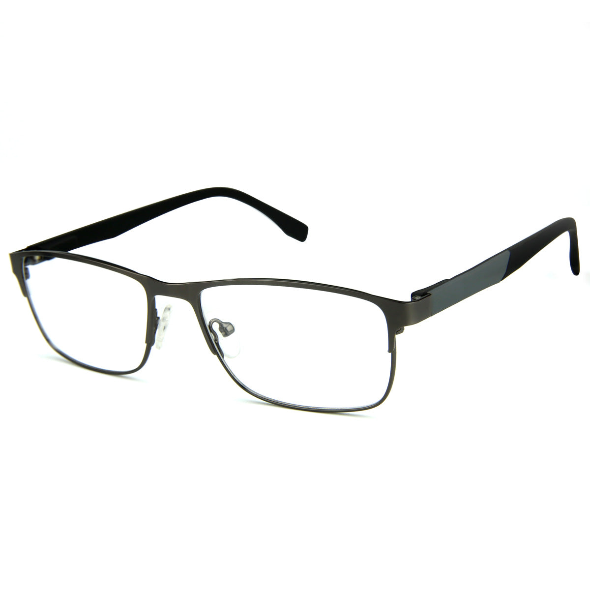 Youth Boys Next Eyeglasses: Anton - Gun SpecSMART Eye Clinic (Diagonal View)