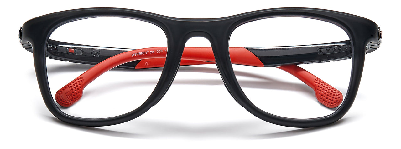 Youth Boy Carrera Eyeglasses: Hyperfit 23 - Matte Black SpecSMART Eye Clinic (Front View)