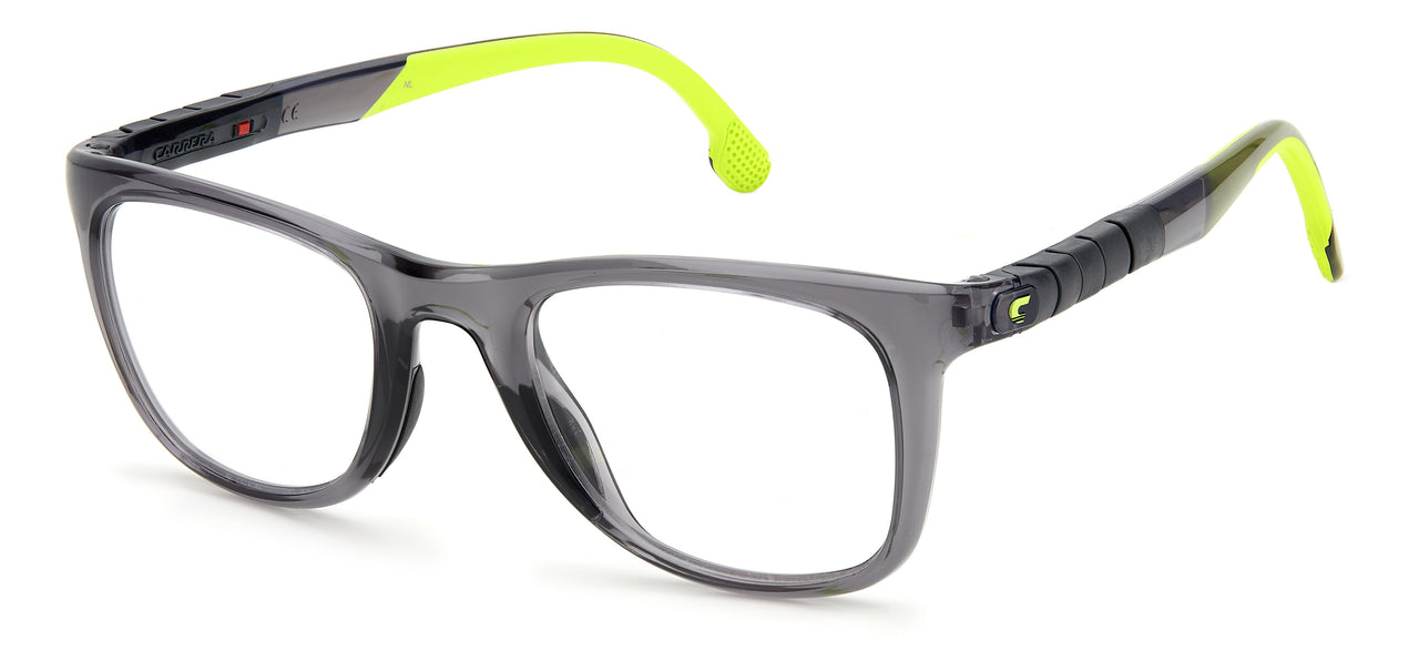 Youth Boy Carrera Eyeglasses: Hyperfit 23 - Grey Green SpecSMART Eye Clinic (Diagonal View)