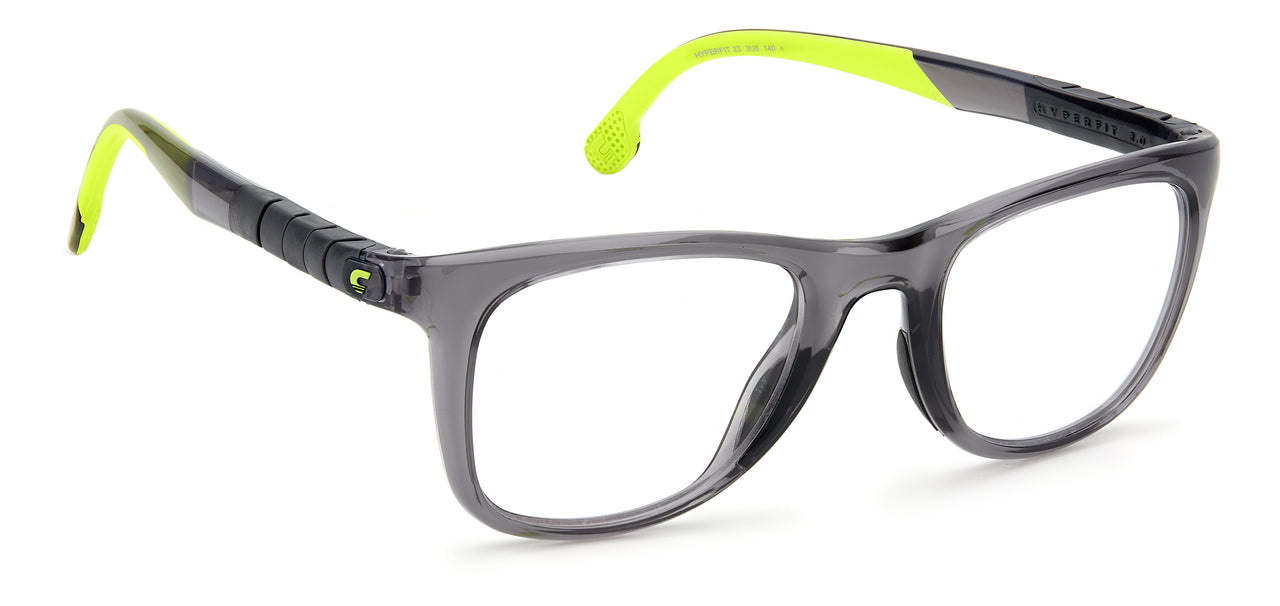Youth Boy Carrera Eyeglasses: Hyperfit 23 - Grey Green(2) SpecSMART Eye Clinic (Diagonal View)