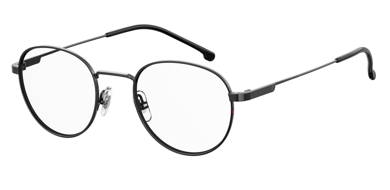 Youth Unisex Carrera Eyeglasses: Carrera 2009T - Dark Ruthenium Black SpecSMART Eye Clinic (Diagonal View)