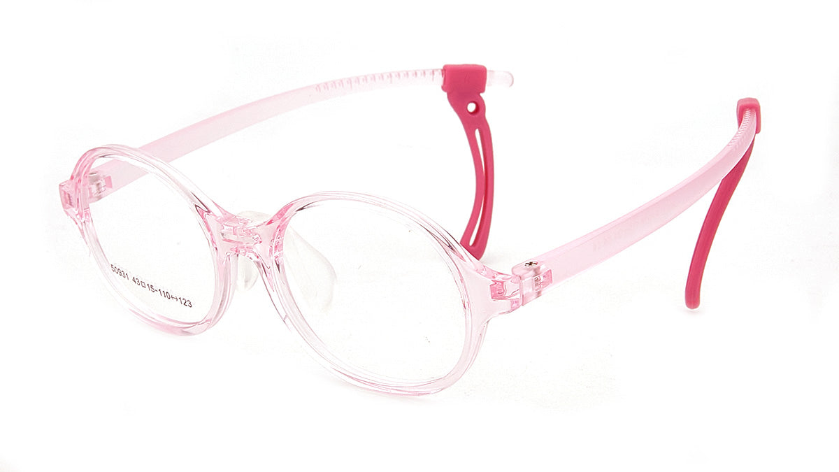Girls Molly & Max Eyeglasses: Blossom - Pink - SpecSMART Eye Clinic (Diagonal View)