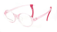 Thumbnail for Girls Molly & Max Eyeglasses: Blossom - Pink - SpecSMART Eye Clinic (Diagonal View)