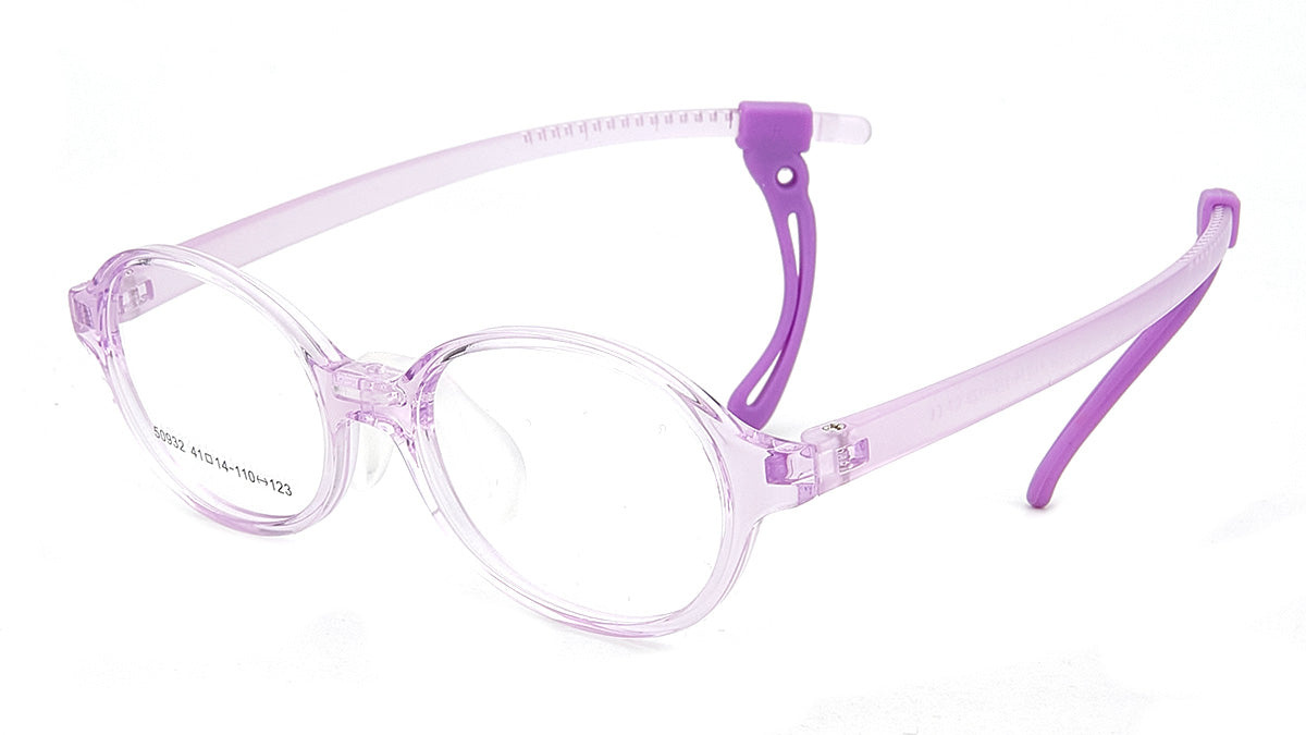 Girls Molly & Max Eyeglasses: Kim - Purple - SpecSMART Eye Clinic (Diagonal View)