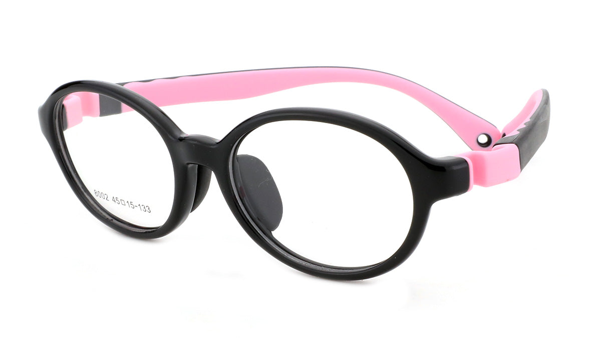 Girls Molly & Max Eyeglasses: Ariel - Black Pink - SpecSMART Eye Clinic (Diagonal View)