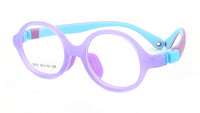 Thumbnail for Girls Molly & Max Eyeglasses: Elsa - Purple - SpecSMART Eye Clinic (Diagonal View)