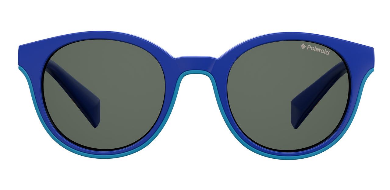 Girls Polaroid Eyeglasses: PLD 8036/S - Blue - SpecSMART Eye Clinic (Front View)
