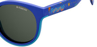 Thumbnail for Girls Polaroid Eyeglasses: PLD 8036/S - Blue - SpecSMART Eye Clvinic (Zoom View)