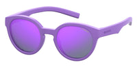 Thumbnail for Boys and Girls Polaroid Eyeglasses: PLD 8019/S/SM - Violet - SpecSMART Eye Clinic (Diagonal View)