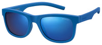 Thumbnail for Boys and Girls Polaroid Eyeglasses: PLD 8020/S - Blue - SpecSMART Eye Clinic (Diagonal View)