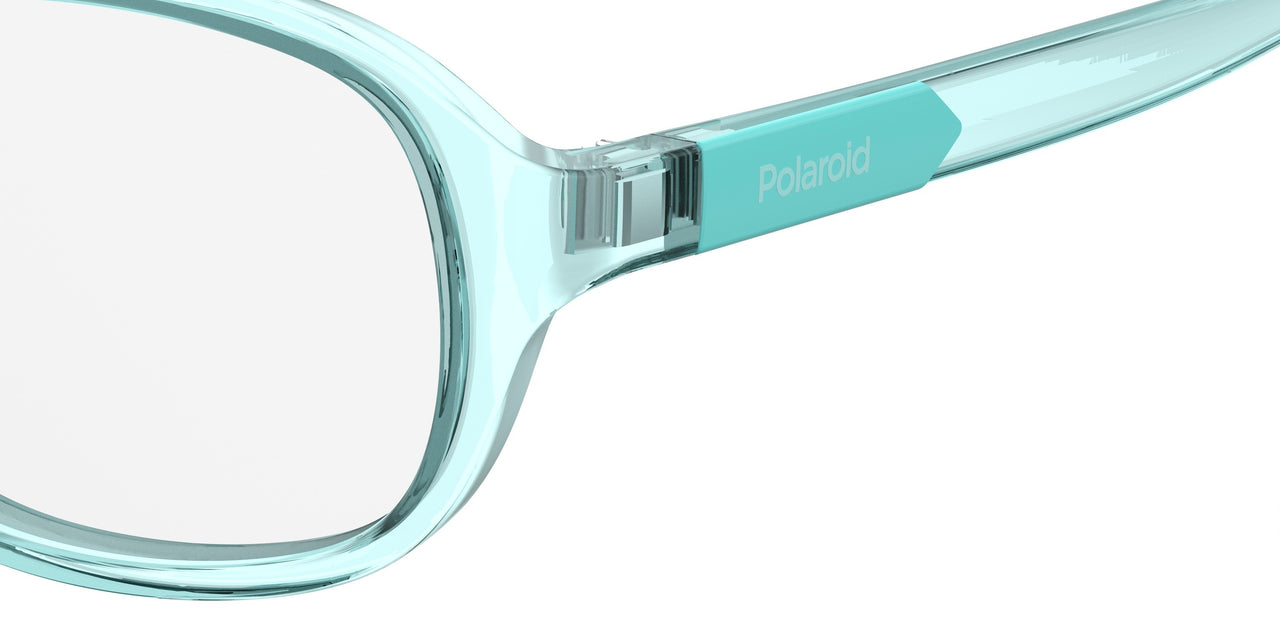 Boys and Girls Polaroid Eyeglasses: PLD D810 - Aqua - SpecSMART Eye Clinic (Zoom View)