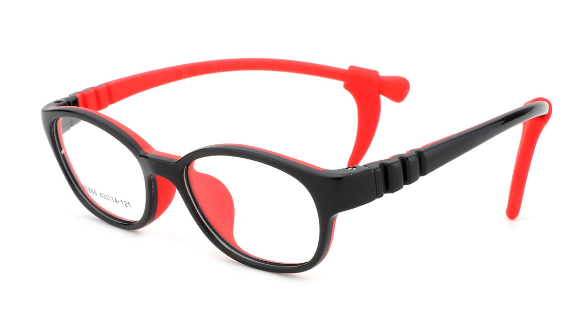 Boys Molly & Max Eyeglasses: Homer - Black - SpecSMART Eye Clinic (Diagonal View)