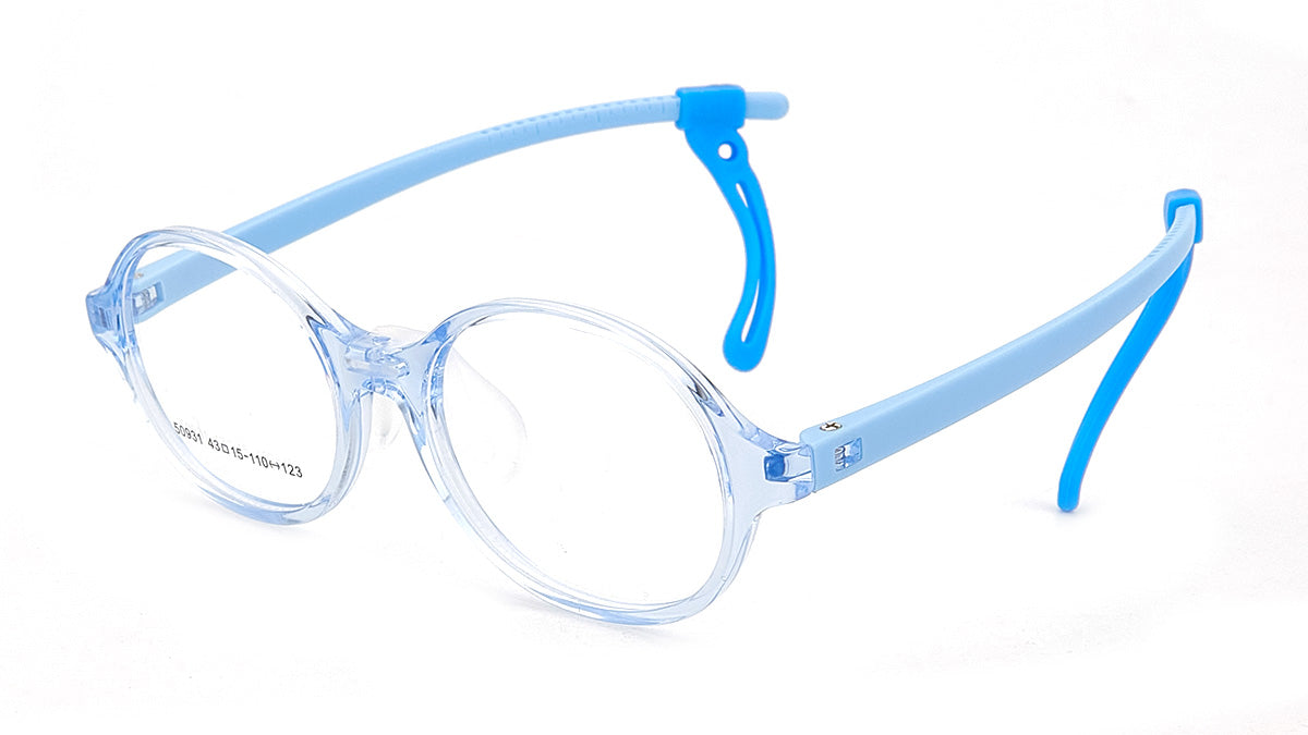 Boys Molly & Max Eyeglasses: Alvin - Blue - SpecSMART Eye Clinic (Diagonal View)