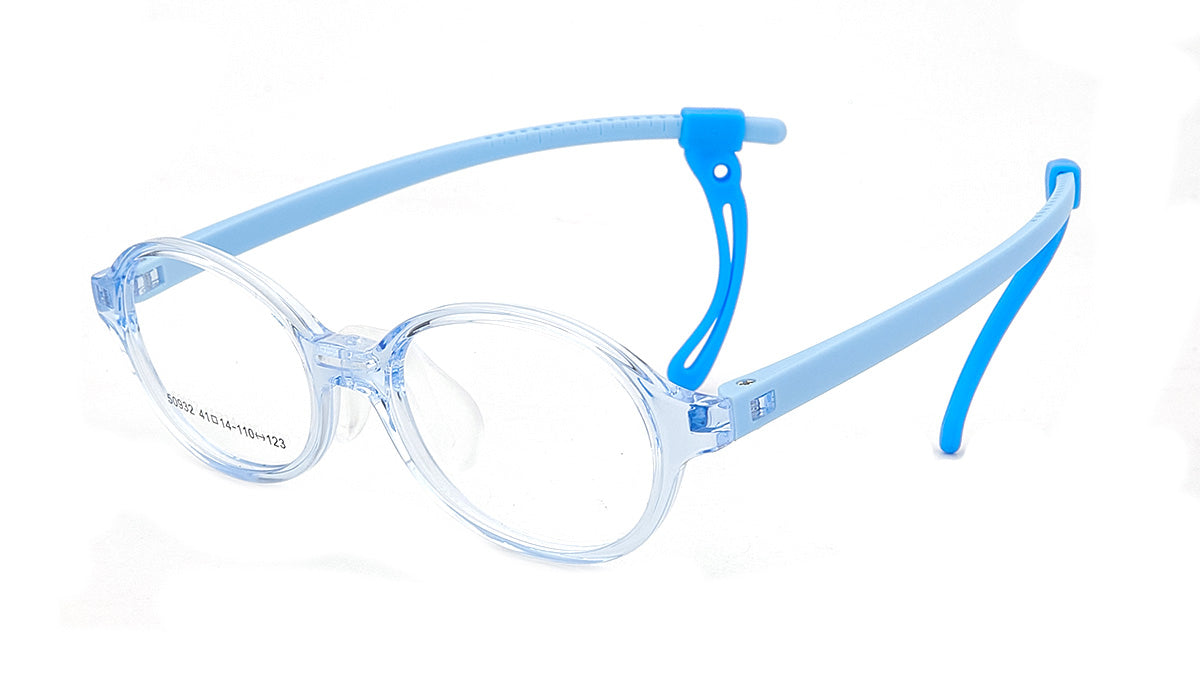 Boys Molly & Max Eyeglasses: Olaf - Blue - SpecSMART Eye Clinic (Diagonal View)