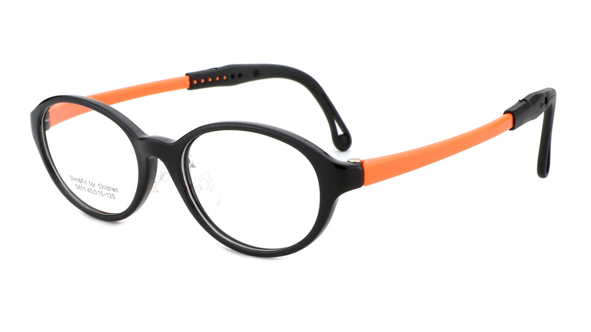 Boys Molly & Max Eyeglasses: Bluey - Black - SpecSMART Eye Clinic (Diagonal View)