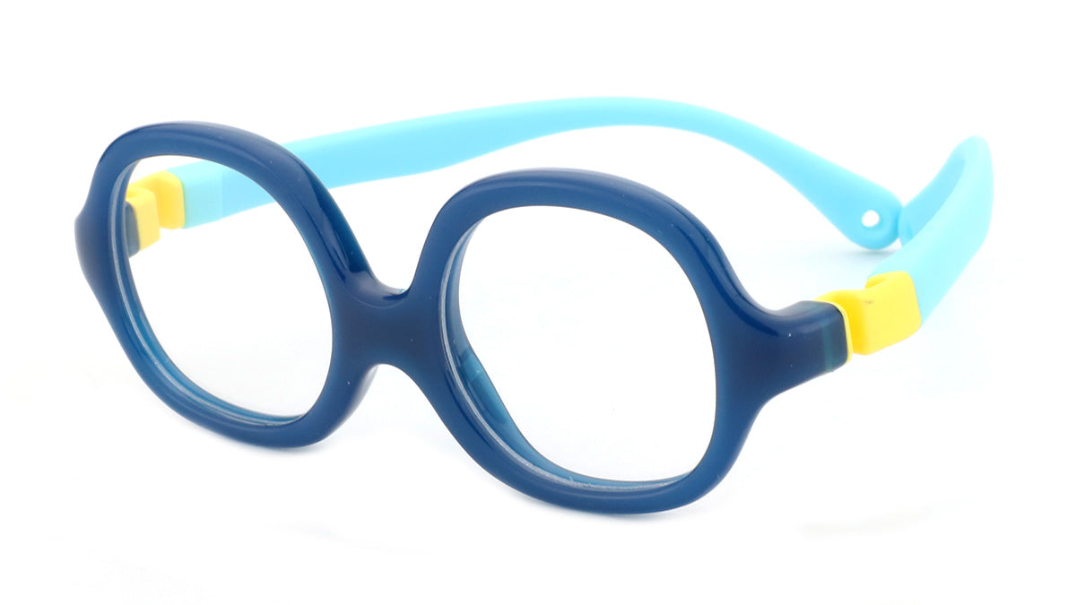 Boys Molly & Max Eyeglasses: Fred - Blue - SpecSMART Eye Clinic (Diagonal View)