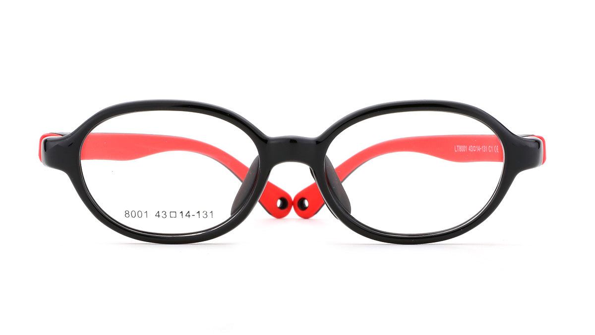Boys Molly & Max Eyeglasses: Eric - Black - SpecSMART Eye Clinic (Front View)