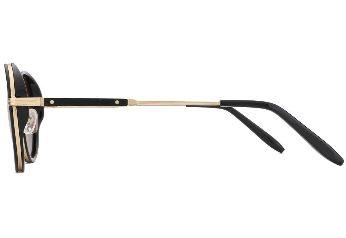 Women Insignia Sunglasses: Santorini - Black - SpecSMART Eye Clinic (Side View)