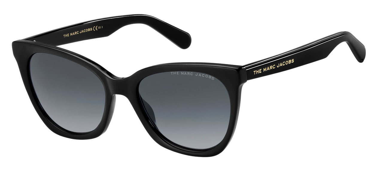 Women Marc Jacobs Sunglasses: Marc 500/S - Black - SpecSMART Eye Clinic (Diagonal View)