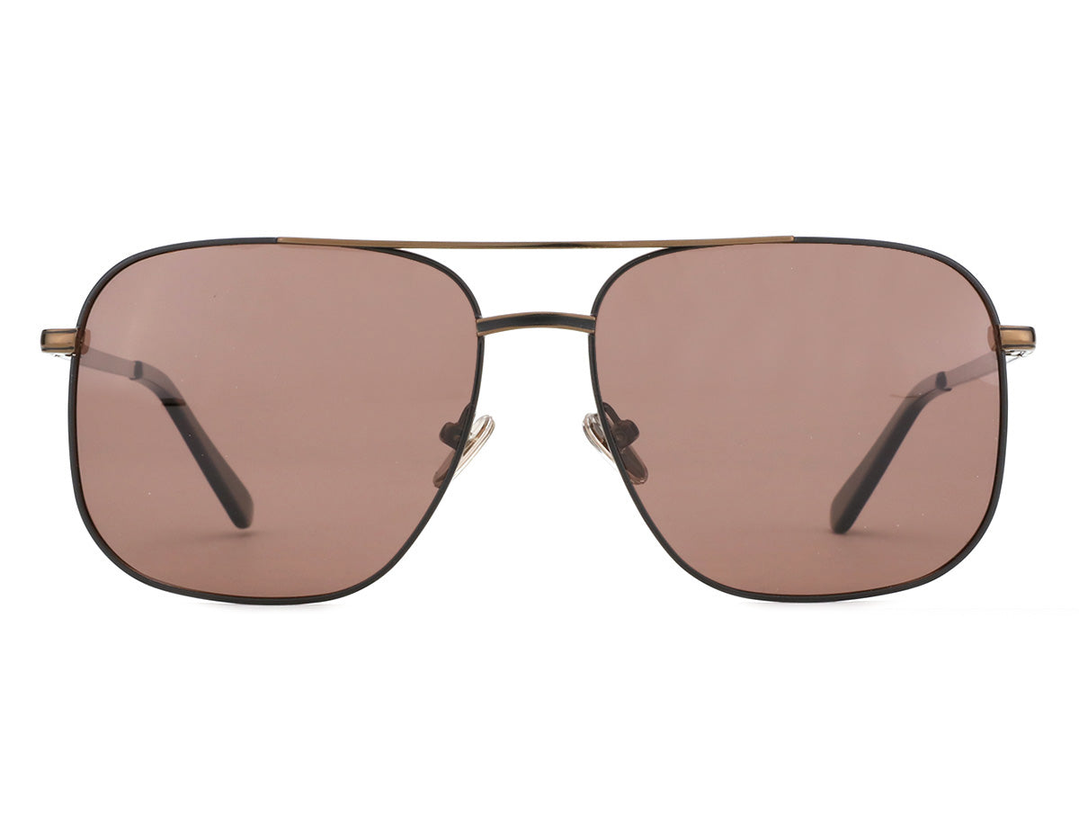 Men Insignia Sunglasses: Nungwi - Brown - SpecSMART Eye Clinic (Front View)