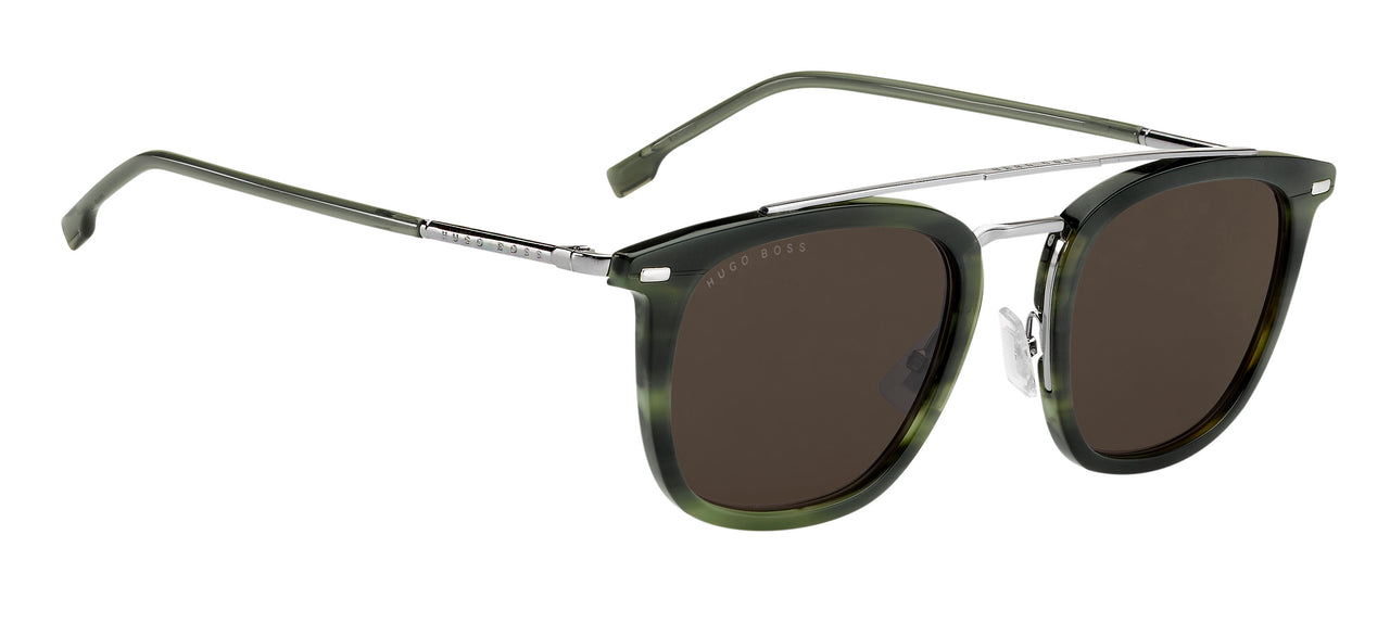 Men Hugo Boss Sunglasses: Boss 1178/S - Green Horn(2) - SpecSMART Eye Clinic (Diagonal View)