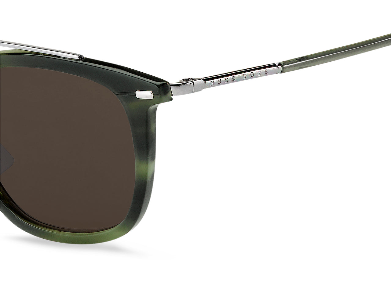 Men Hugo Boss Sunglasses: Boss 1178/S - Green Horn - SpecSMART Eye Clinic (Zoom View)