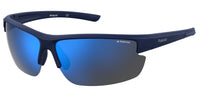 Thumbnail for Men Polaroid Sport Sunglasses: PLD 7027/S - Blue - SpecSMART Eye Clinic (Diagonal View)