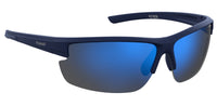 Thumbnail for Men Polaroid Sport Sunglasses: PLD 7027/S - Blue(2) - SpecSMART Eye Clinic (Diagonal View)