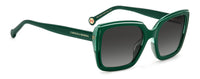 Thumbnail for Women Carolina Herrera Sunglasses: HER 0143/G/S - Green Glitter(2) - SpecSMART Eye Clinic (Diagonal View)