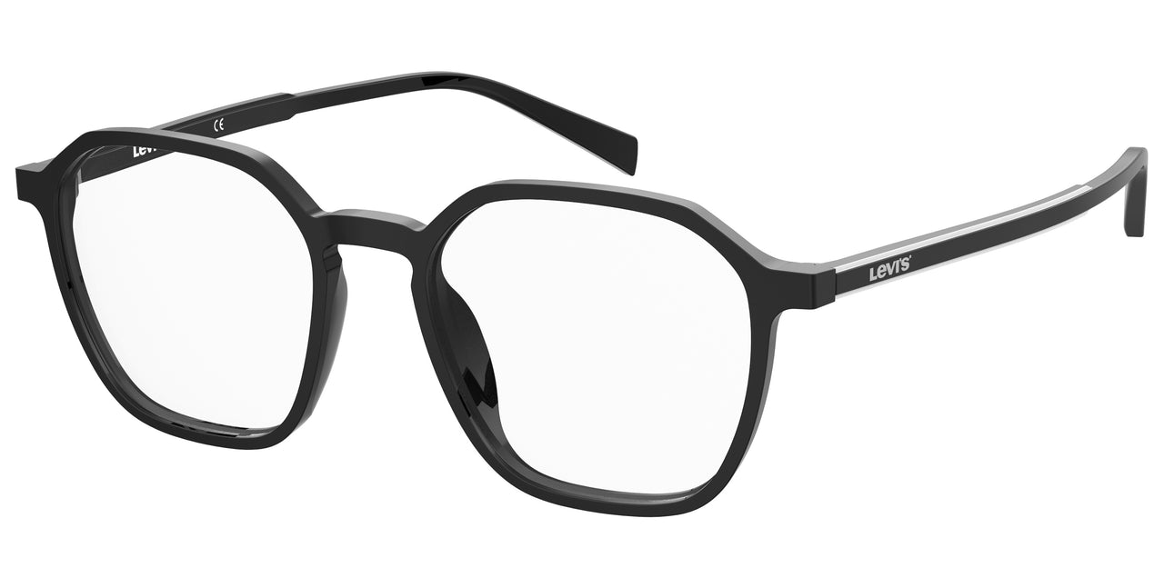 Premium Men Levis Eyeglasses: LV 7069/F - Black - SpecSMART Eye Clinic (Diagonal View)
