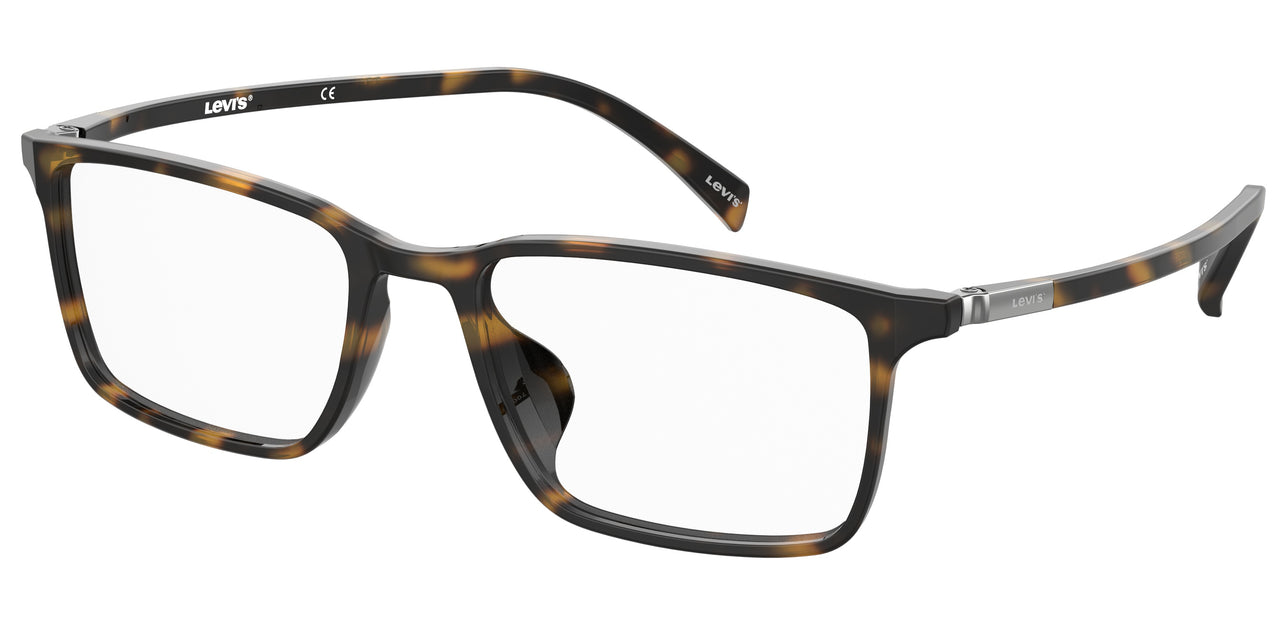 Premium Men Levis Eyeglasses: LV 7002/F - Havana 2 - SpecSMART Eye Clinic (Diagonal View)