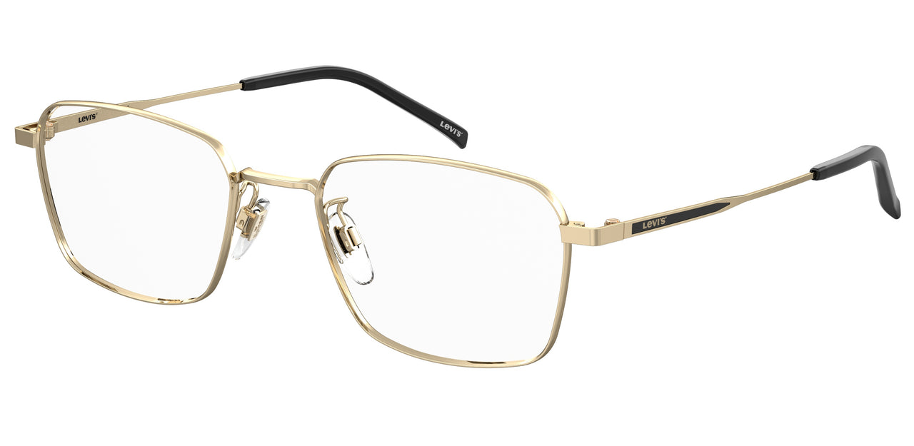 Premium Men Levis Eyeglasses: LV 7014/F - Gold Black - SpecSMART Eye Clinic (Diagonal View)