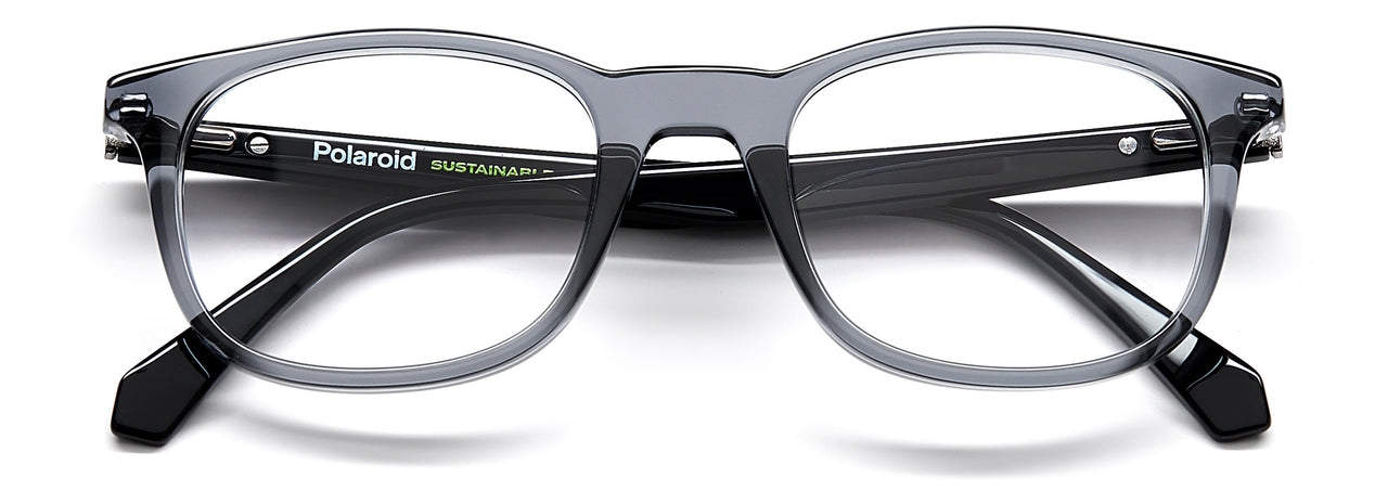 Premium Men Polaroid Eyeglasses: PLD D424 - Grey(2) - SpecSMART Eye Clinic (Front View)